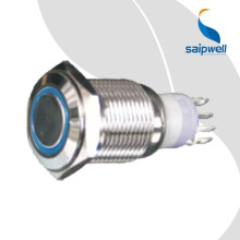 Saipwell CE Certificated LED Momentary Switch IP65 Push Button Momentary China Momentary Pushbutton Switch